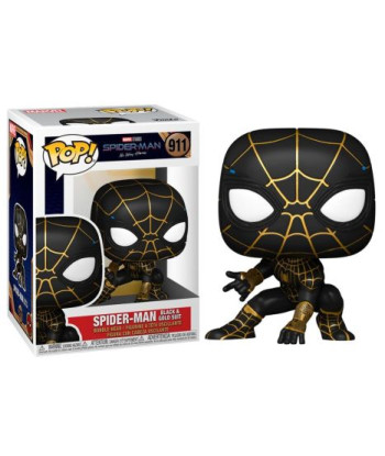 FUNKO POP! SPIDER-MAN BLACK & GOLD SUIT (911) - SPIDER-MAN NO WAY HOME