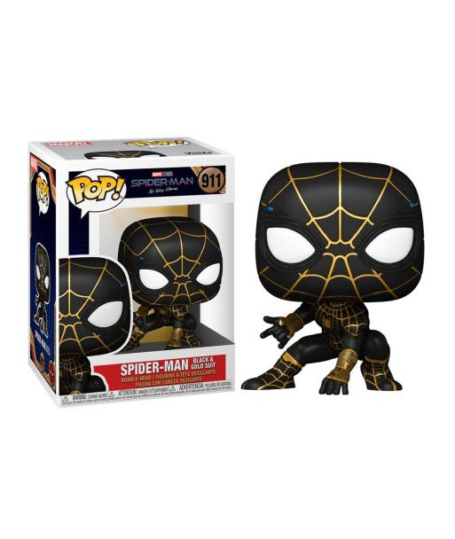 FUNKO POP! SPIDER-MAN BLACK & GOLD SUIT (911) - SPIDER-MAN NO WAY HOME