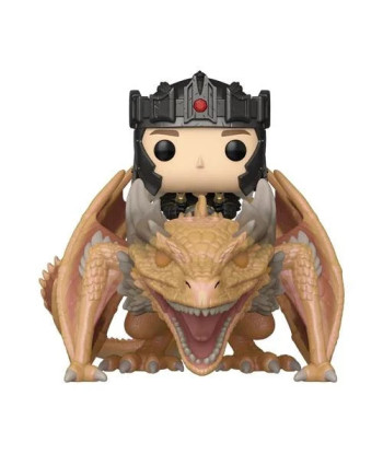 Figura Funko Pop Aegon Targaryen con Fuegoso (Rides) 135 - La Casa del Dragón - El Rey Coronado