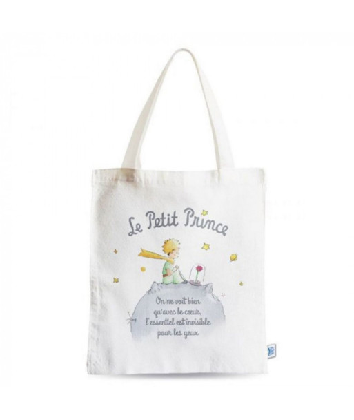Bolsa de tela El Principito y la rosa