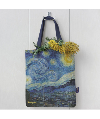Bolsa de tela en algodón Vincent Van Gogh, Noche Estrellada (44x38cm)