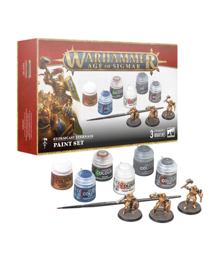 Age of Sigmar: Set de pinturas Forjados en la Tormenta (60-10)