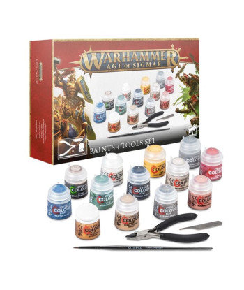 Age of Sigmar: Pinturas + Set de herramientas (80-17)