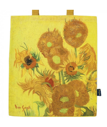 Bolsa de tela en algodón Vincent Van Gogh, Los Girasoles (44x38cm)