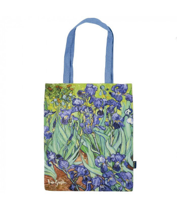 Bolsa de tela en algodón Vincent Van Gogh, Lirios (44x38cm)