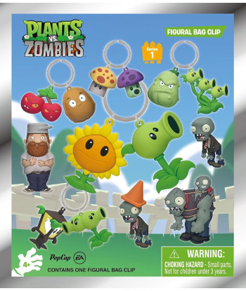 LLAVERO SORPRESA - PLANTAS VS ZOMBIES (1 Unidad)