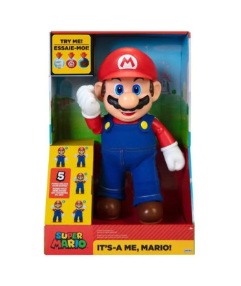 Figura Jakks Pacific Super Mario Interactiva 36cm - ¡El Héroe del Reino Champiñón!