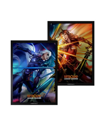 Fundas Vendetta Art (Diana vs Leona) (100) - Riftbound: League of Legends TCG