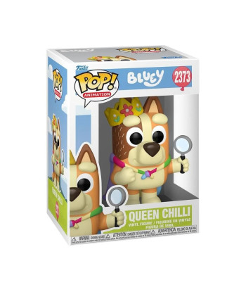 Figura Funko Pop Queen Chilli 2373 - Bluey - La Reina del Juego Familiar