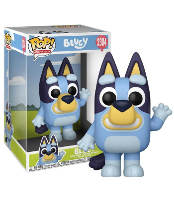 Figura Funko Pop Bluey Jumbo 2384 - Bluey - Diversión a lo Grande