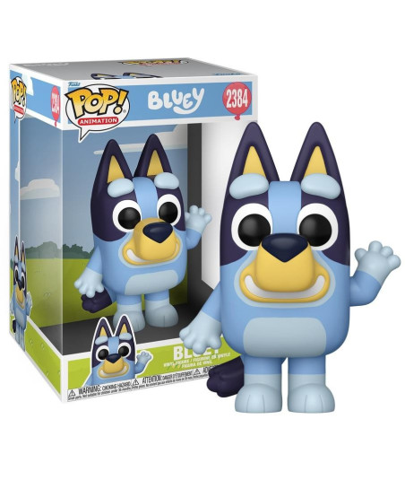 Figura Funko Pop Bluey Jumbo 2384 - Bluey - Diversión a lo Grande