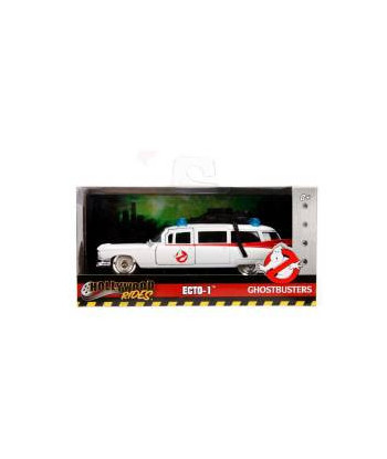 Vehículo Miniatura Ecto-1 (Escala 1:32) - Cazafantasmas - El Coche Icónico de Jada
