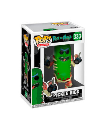 Figura Funko Pop Pickle Rick 333 - Rick y Morty - ¡Soy Pickle Rick!