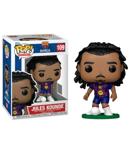 Figura Funko Pop Jules Koundé 109 - FC Barcelona - La Muralla Blaugrana