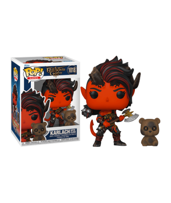 Figura Funko Pop Karlach con Clive 1018 - Baldur's Gate 3 - La Bárbara Infernal