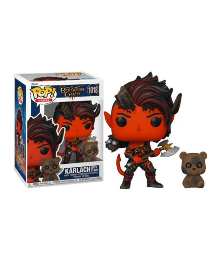 Figura Funko Pop Karlach con Clive 1018 - Baldur's Gate 3 - La Bárbara Infernal