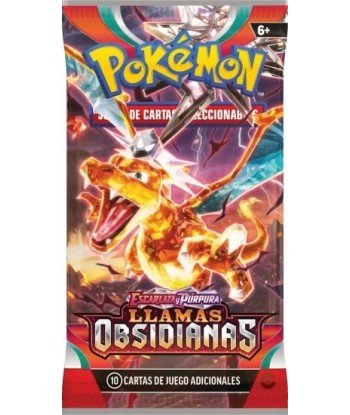 Pokemon TCG - SOBRE Pokemon Llamas Obsidianas - Español