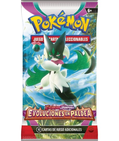 Pokemon TCG - SOBRE Pokemon Evoluciones en Paldea - Español