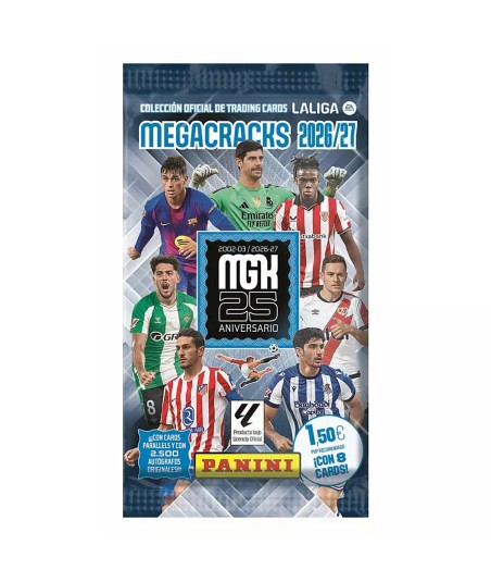 SOBRE de cromos MEGACRACKS 2026-2027