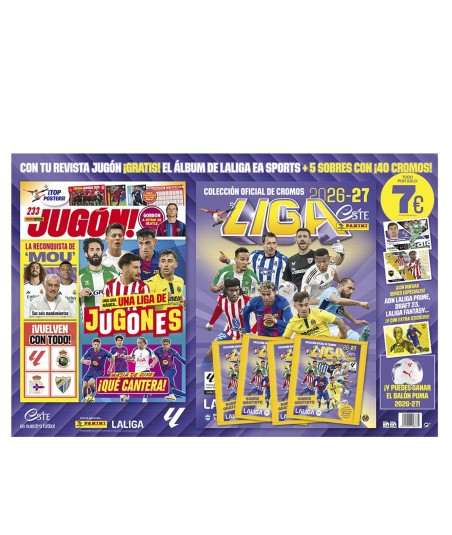 Cartón (Álbum + Revista Jugón nº 233) La Liga Este 2026/27 - Panini Cromos