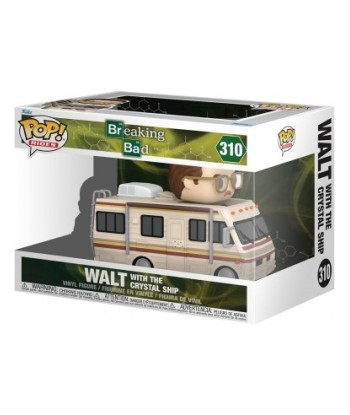 Figura Funko Pop Rides Walt con The Crystal Ship 310 - Breaking Bad - El Laboratorio Móvil