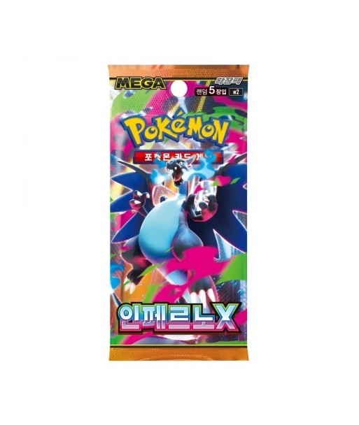 Pokemon TCG - SOBRE Pokemon Inferno X - Coreano