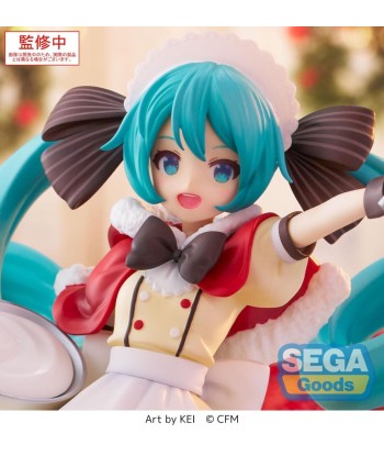 Figura SEGA Hatsune Miku Christmas 2025 Luminasta - Hatsune Miku - Pastelera Festiva Navideña 20cm