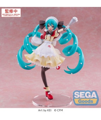 Figura SEGA Hatsune Miku Christmas 2025 Luminasta - Hatsune Miku - Pastelera Festiva Navideña 20cm
