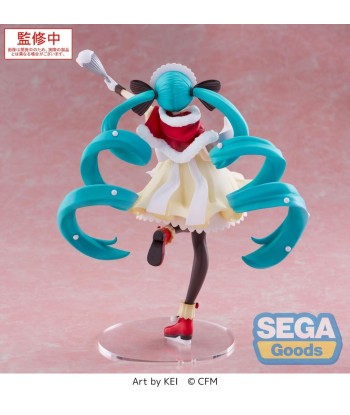 Figura SEGA Hatsune Miku Christmas 2025 Luminasta - Hatsune Miku - Pastelera Festiva Navideña 20cm