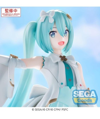 Figura SEGA Hatsune Miku Unshuttered Luminasta - Hatsune Miku - Elegancia Celestial Radiante 20cm