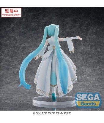 Figura SEGA Hatsune Miku Unshuttered Luminasta - Hatsune Miku - Elegancia Celestial Radiante 20cm
