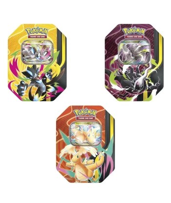 Pokémon TCG: Lata Mega-Darkrai/Zeraora/Dragonite con Carta Promo y 4 Sobres (1 UNIDAD) - Español