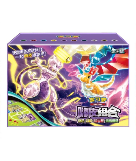 POKEMON TCG Happy Set Mewtwo & Dragonite & Camerupt & Sinistcha - Chino