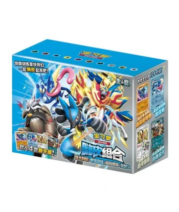 POKEMON TCG Happy Combo Box Set – Lucario, Greninja, Zamazenta & Mabosstiff (4 Decks Incluidos)