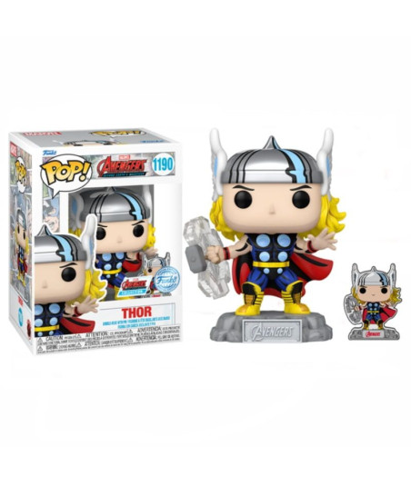 Funko POP! THOR WITH PIN (1190) - MARVEL AVENGERS