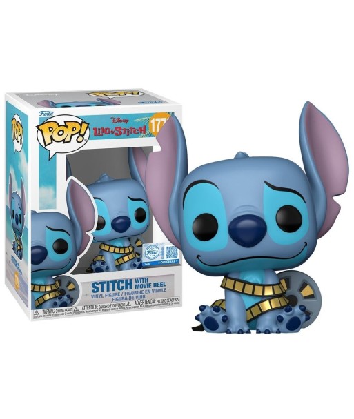 Figura Funko Pop Stitch con Rollo de Película 1779 - Lilo y Stitch (Edición Especial) - Magia de Cine