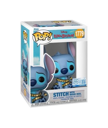 Figura Funko Pop Stitch con Rollo de Película 1779 - Lilo y Stitch (Edición Especial) - Magia de Cine