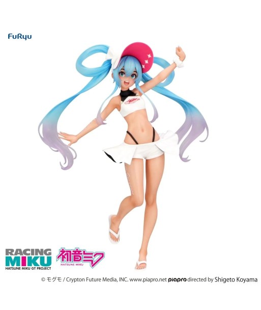 Figura FuRyu Racing Miku 2024 Summer Trio-Try-It - Hatsune Miku - Energía Veraniega en la Pista 21cm