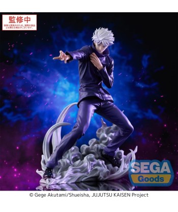 Figura SEGA Satoru Gojo Hollow Purple Luminasta - Jujutsu Kaisen - El Poder del Infinito 21cm
