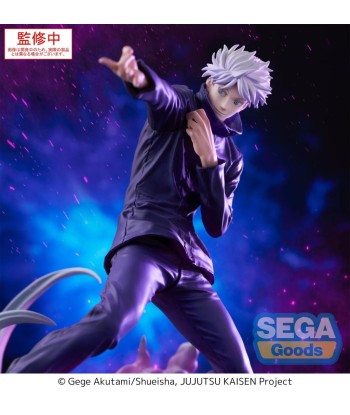 Figura SEGA Satoru Gojo Hollow Purple Luminasta - Jujutsu Kaisen - El Poder del Infinito 21cm