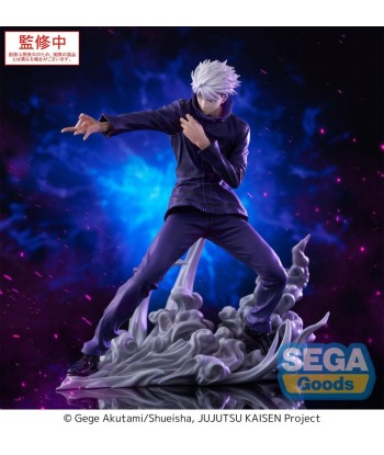 Figura SEGA Satoru Gojo Hollow Purple Luminasta - Jujutsu Kaisen - El Poder del Infinito 21cm