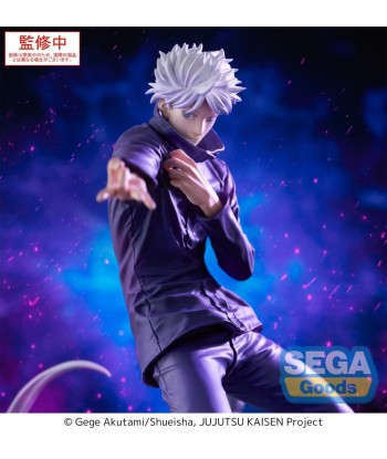 Figura SEGA Satoru Gojo Hollow Purple Luminasta - Jujutsu Kaisen - El Poder del Infinito 21cm