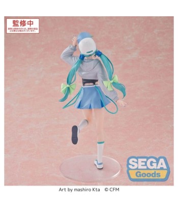 Figura SEGA Hatsune Miku Conceptual Series Vol. 2 Luminasta - Hatsune Miku - Estilo Deportivo Casual 21cm