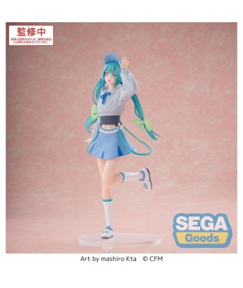 Figura SEGA Hatsune Miku Conceptual Series Vol. 2 Luminasta - Hatsune Miku - Estilo Deportivo Casual 21cm