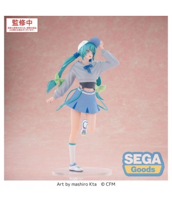 Figura SEGA Hatsune Miku Conceptual Series Vol. 2 Luminasta - Hatsune Miku - Estilo Deportivo Casual 21cm