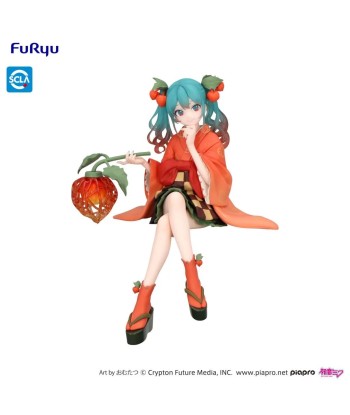 Figura FuRyu Hatsune Miku Flower Fairy Winter Noodle Stopper - Hada Invernal 15cm