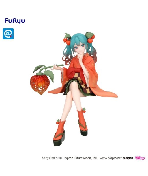 Figura FuRyu Hatsune Miku Flower Fairy Winter Noodle Stopper - Hada Invernal 15cm