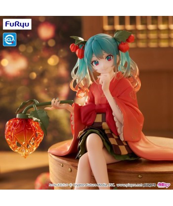 Figura FuRyu Hatsune Miku Flower Fairy Winter Noodle Stopper - Hada Invernal 15cm
