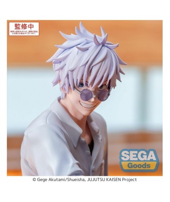 Figura SEGA Satoru Gojo Yumemirize - Jujutsu Kaisen - Descanso Casual 12cm