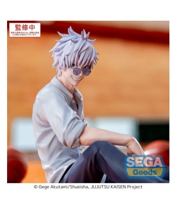 Figura SEGA Satoru Gojo Yumemirize - Jujutsu Kaisen - Descanso Casual 12cm